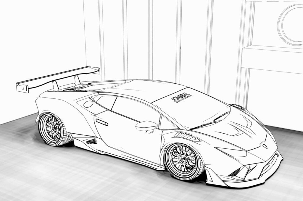 50+ Desenhos de Carros para imprimir e colorir - Dicas Práticas