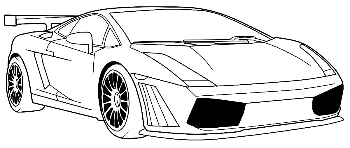 Desenho de carro para pintar