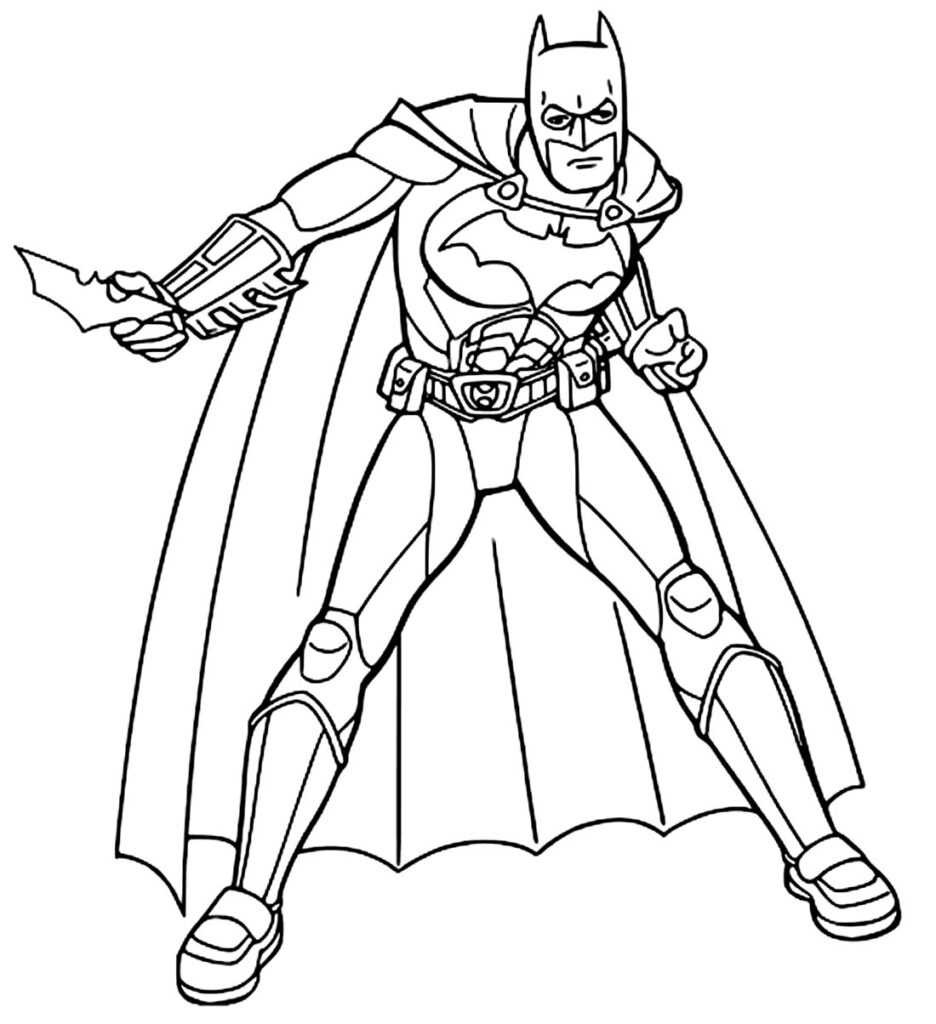 50+ Desenhos do Batman para imprimir e colorir - Dicas Práticas