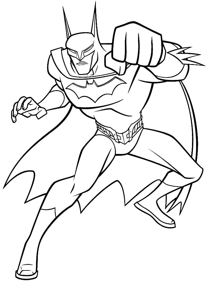Desenho do Batman para pintar