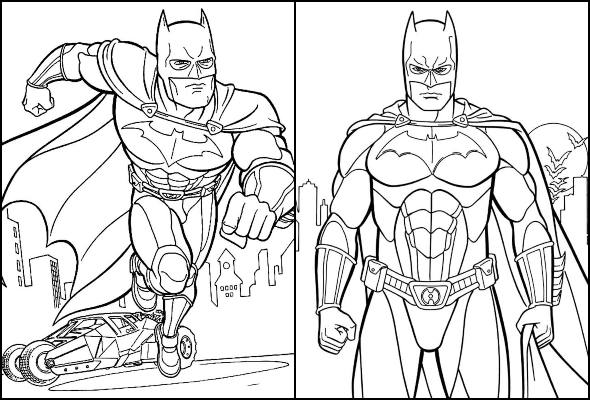 Desenhos do Batman para colorir