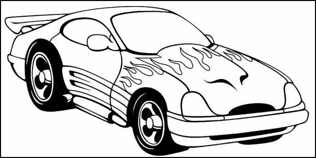 Desenhos de carros para colorir