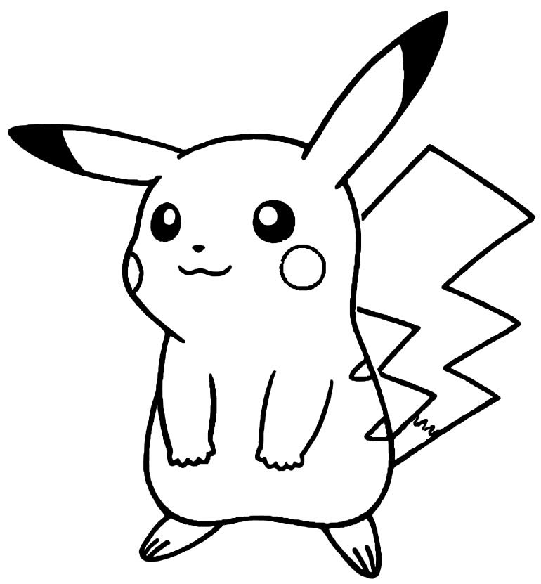 Desenho de Pikachu