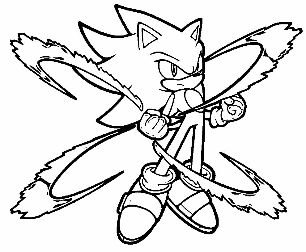 Imagem de Sonic para pintar