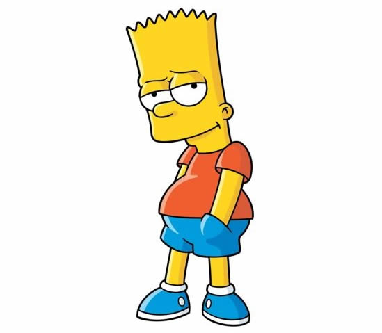 Desenho de Bart Simpson
