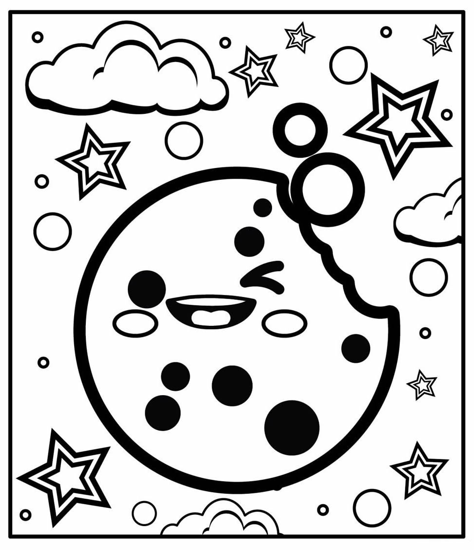 Desenho Kawaii para colorir