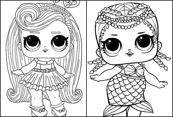 70+ Desenhos para colorir da boneca LOL - Dicas Práticas