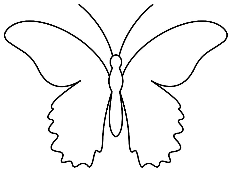 Molde para fazer borboleta