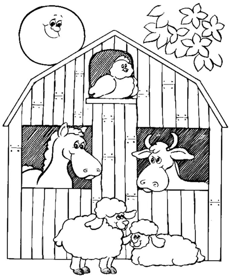 50+ Desenhos para colorir de Fazendinha - Dicas Práticas