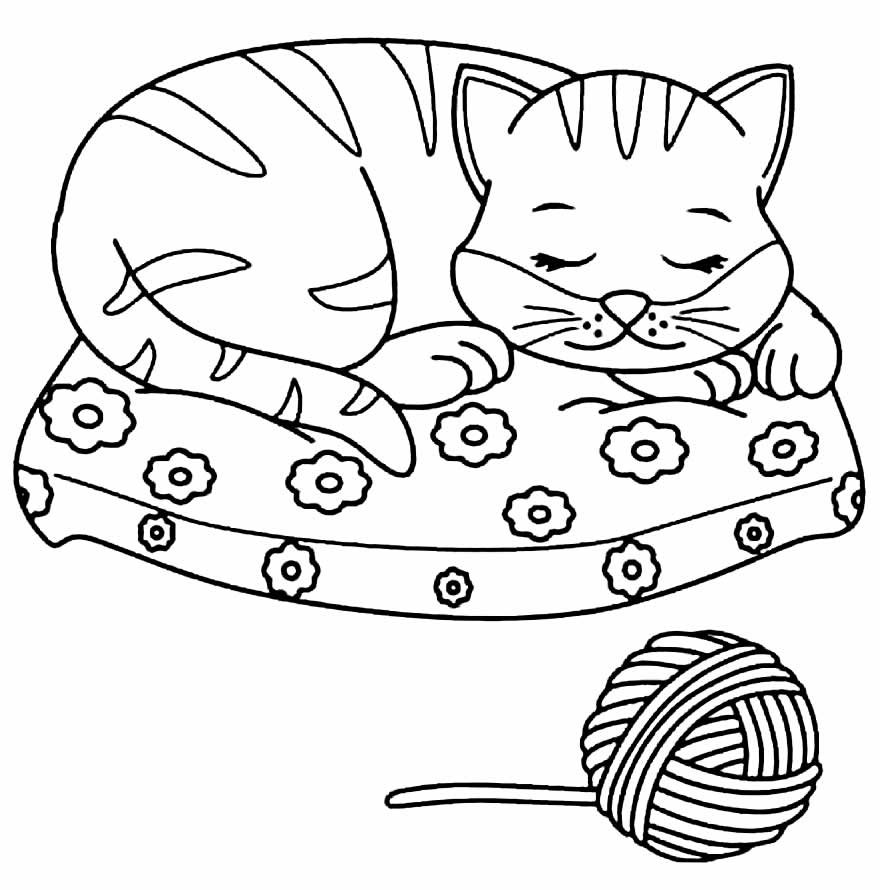 30 Desenhos de Gatos para Imprimir e Colorir em Casa  Desenhos de gatos,  Animais para colorir, Desenhos de gatinhos fofos