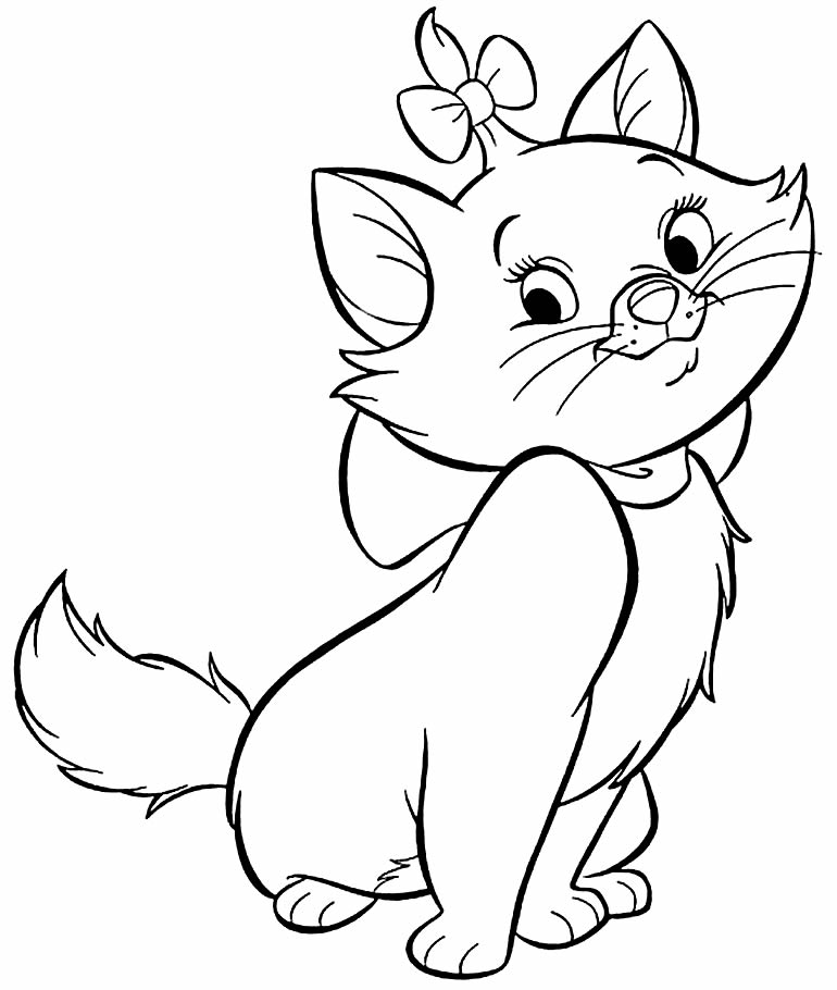 Desenho de gatinha