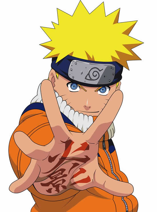 Desenho de Naruto enfurecido pintado e colorido por Walison o dia