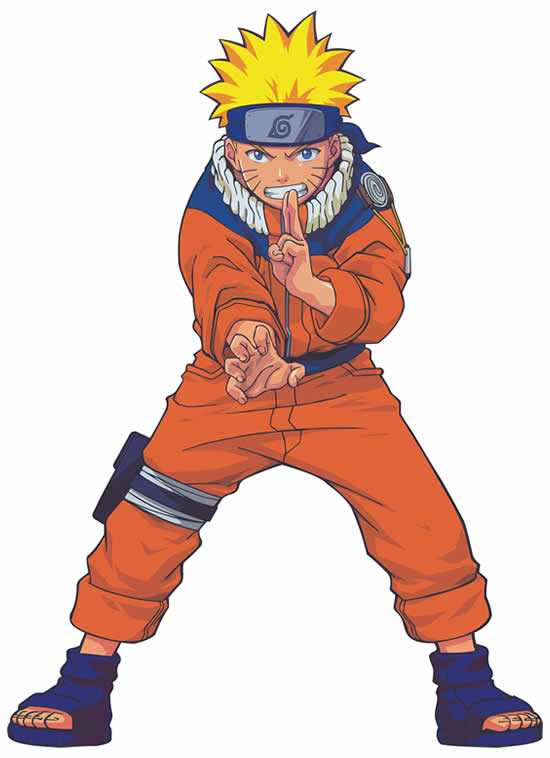 Desenho do naruto pintado