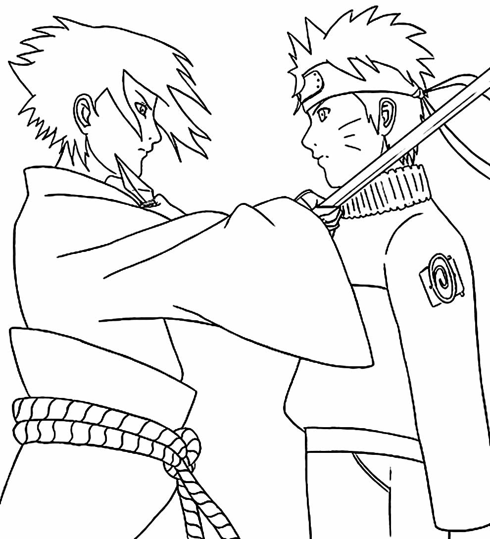 naruto para colorir171  Desenhos para colorir naruto, Desenhos, Sasuke  para colorir