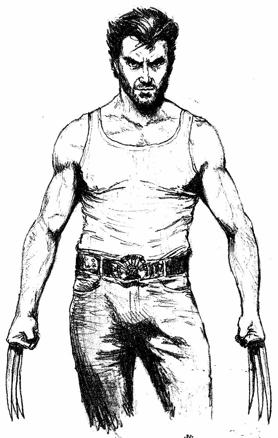Imagem de Wolverine para pintar