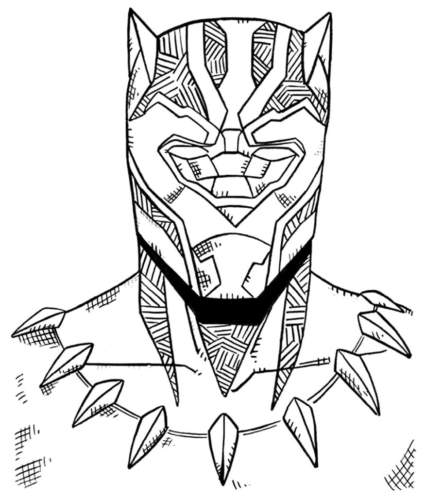 50+ Desenhos para colorir do Pantera Negra - Dicas Práticas