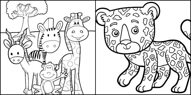 Desenhos de animais para colorir