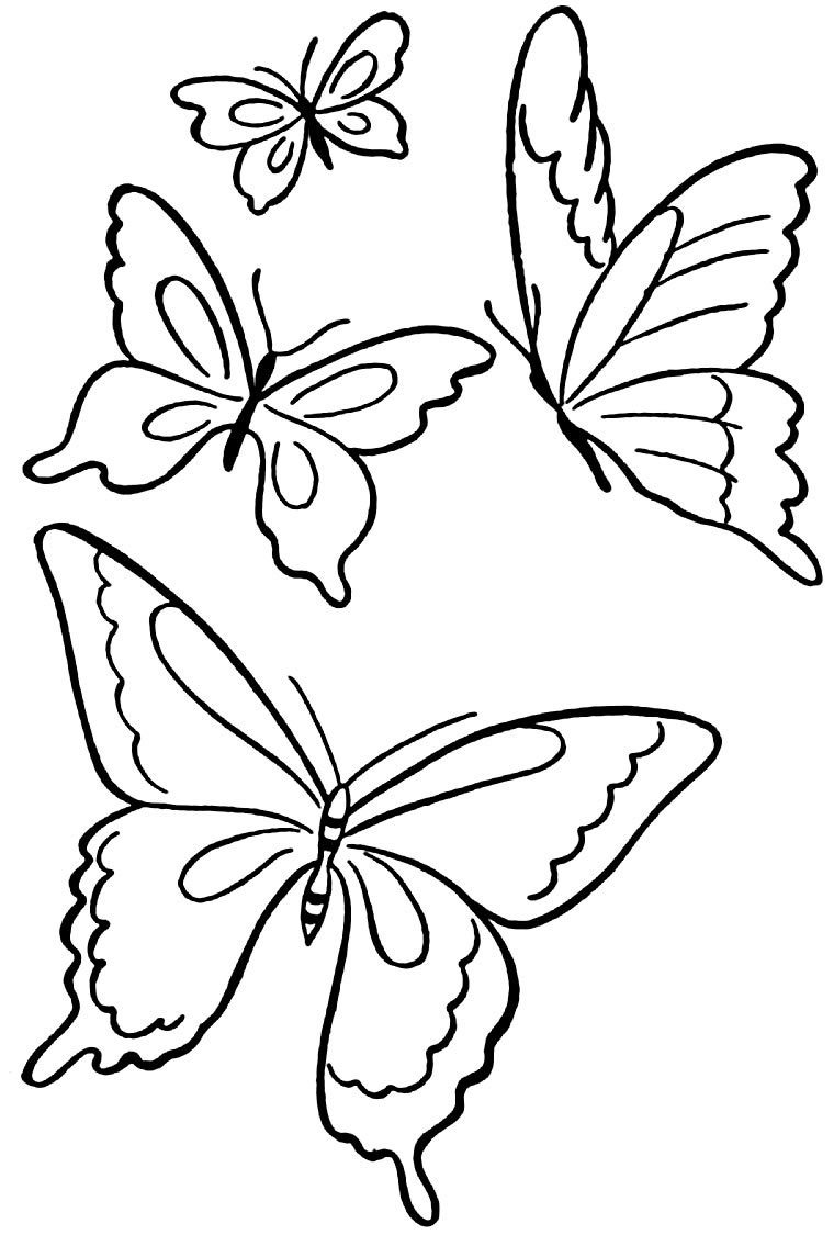Desenhos de borboleta para colorir