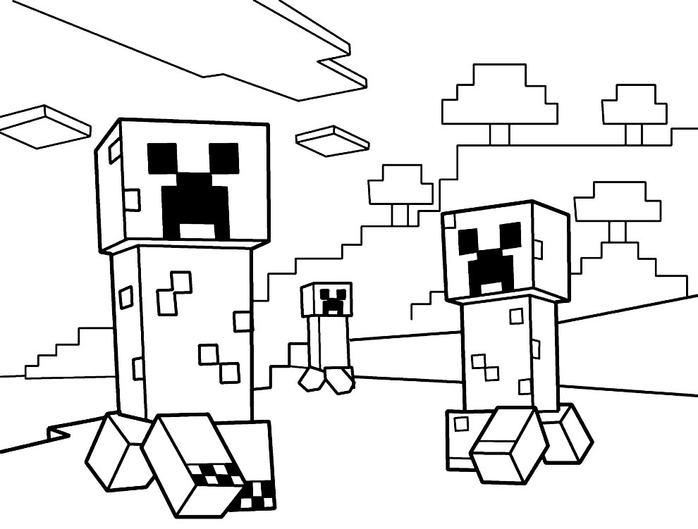 Moldes de Minecraft