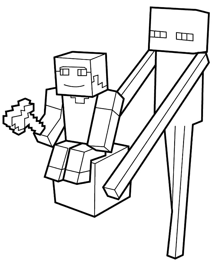 30+ Desenhos de Minecraft para imprimir e colorir - Como fazer em casa