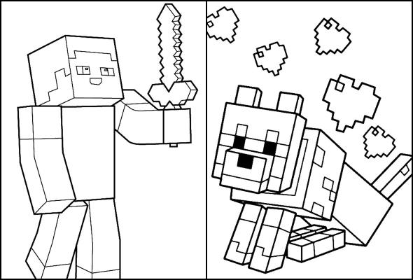 Desenhos para Imprimir Minecraft 17