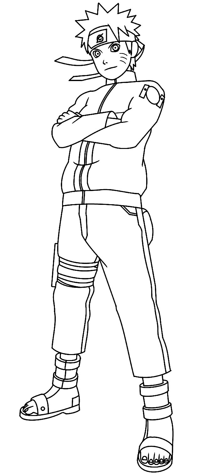 Naruto Uzumaki] Desenho de Corpo Inteiro