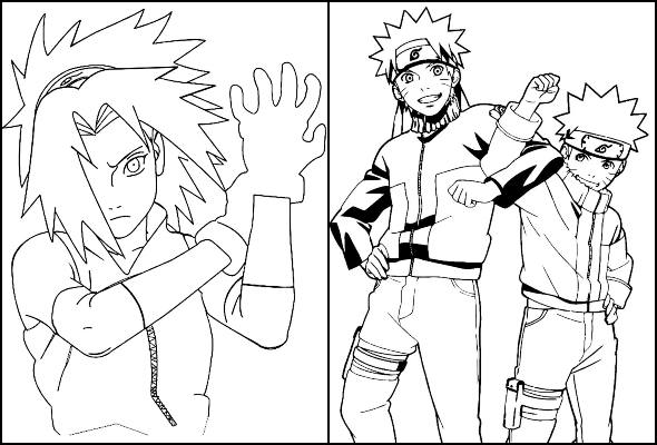 50+ Desenhos para colorir de Naruto - Dicas Práticas