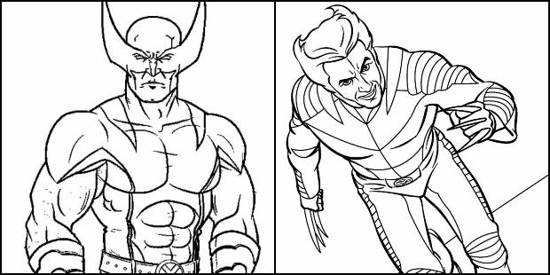 Desenhos para colorir de Wolverine