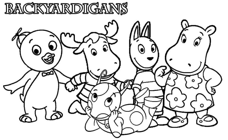 50+ Desenhos dos Backyardigans para colorir - Dicas Práticas
