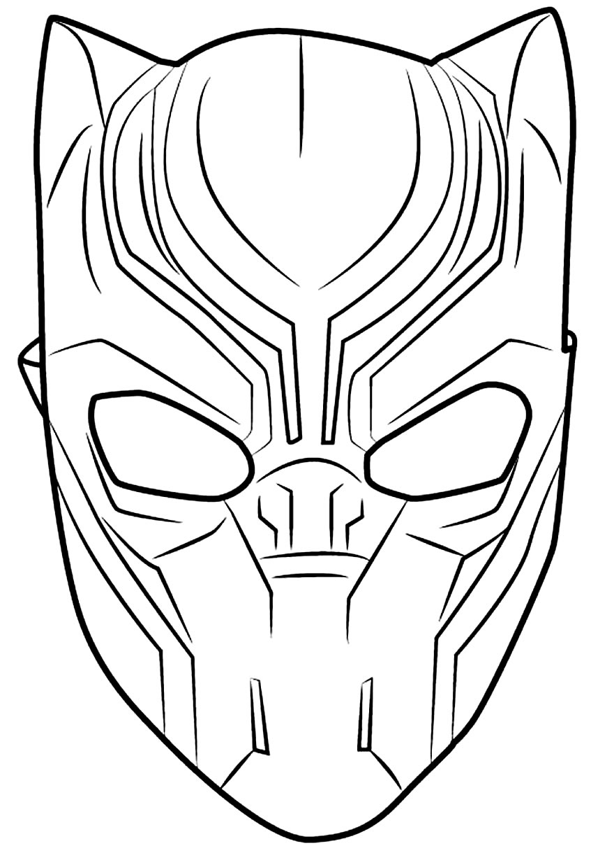 Máscara do Pantera Negra