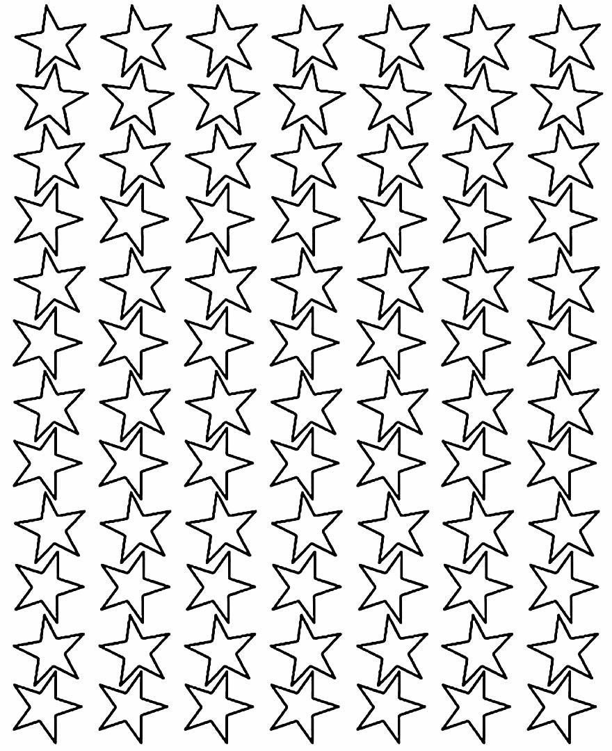 Moldes de estrelinhas