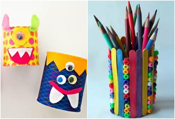 Artesanatos com latas para crianças