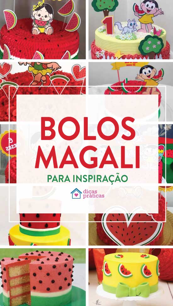 20 ideias lindas de Bolo da Magali