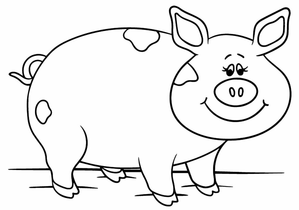 50+ Desenhos de Porquinhos para colorir - Dicas Práticas