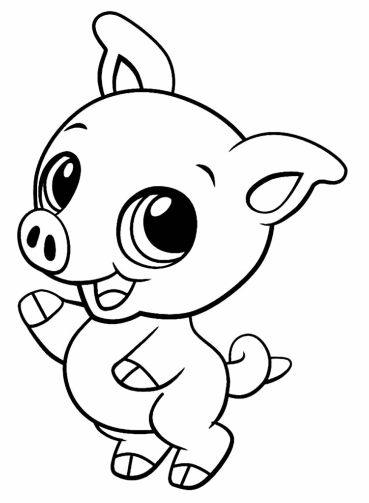 50+ Desenhos de Porquinhos para colorir - Dicas Práticas