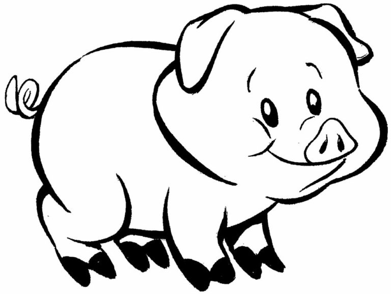 50+ Desenhos de Porquinhos para colorir - Dicas Práticas