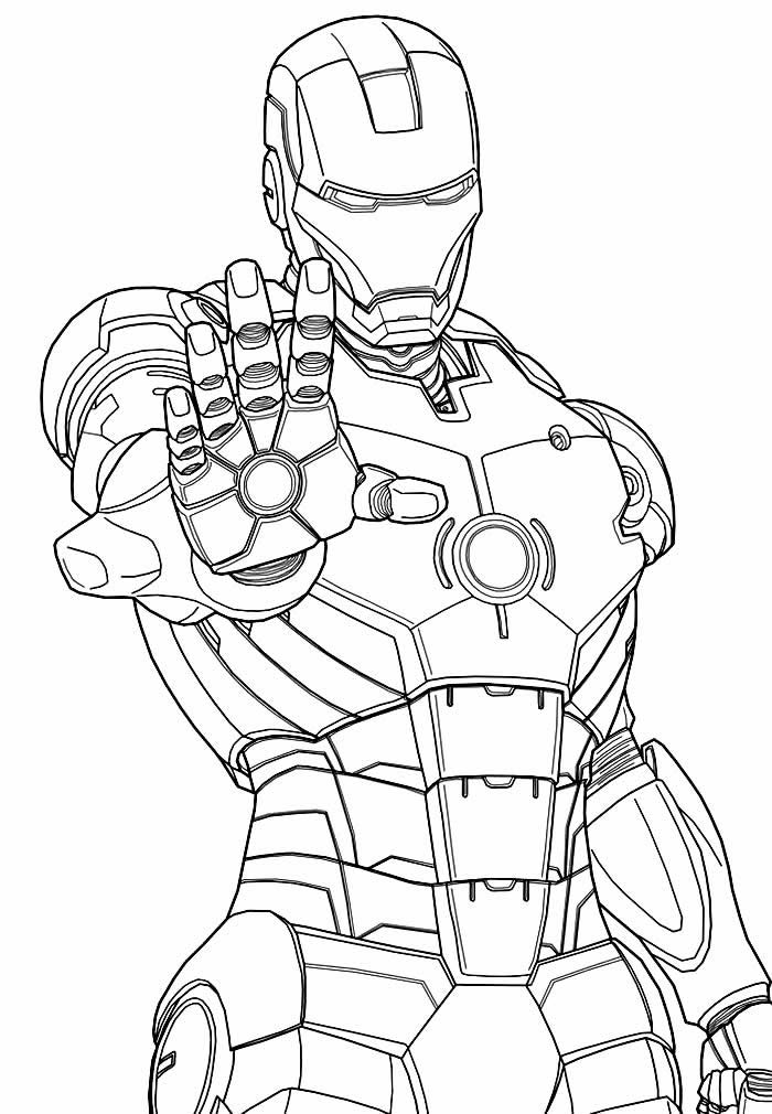 Desenho do Homem de Ferro