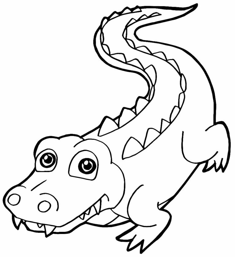 50+ Desenhos para colorir de Jacaré - Dicas Práticas