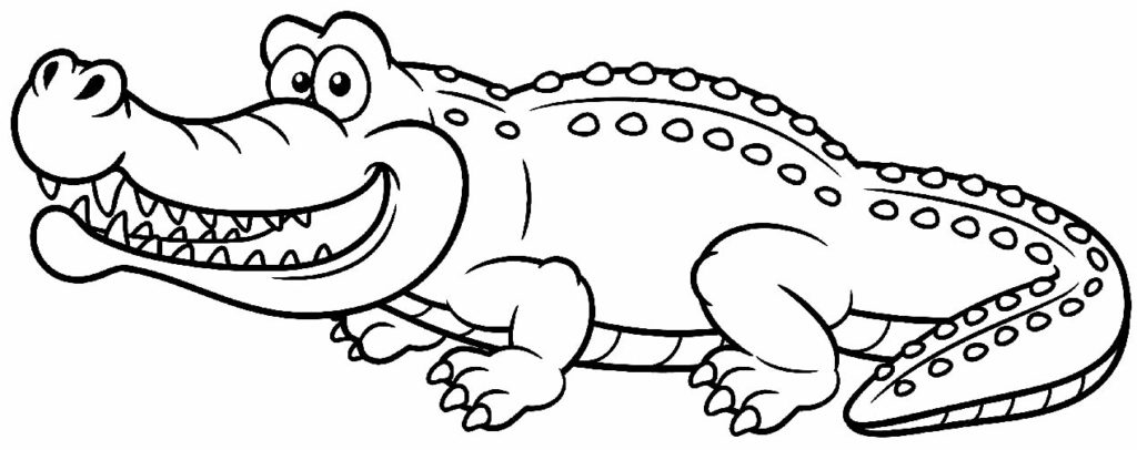 50+ Desenhos para colorir de Jacaré - Dicas Práticas