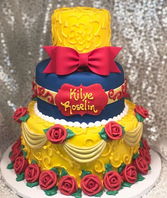 Bolo de Aniversário da Branca de Neve