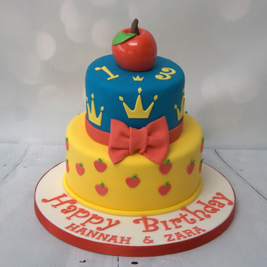 Bolo de Aniversário da Branca de Neve