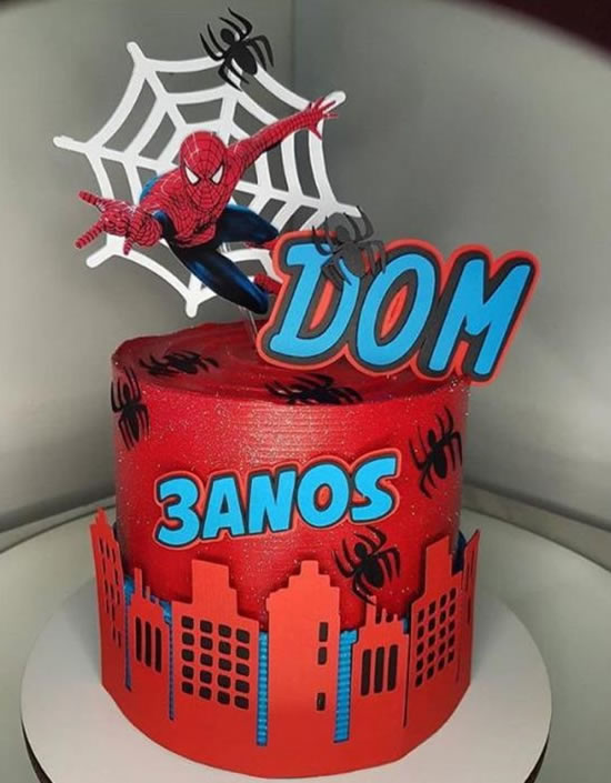 Bolo Homem-Aranha