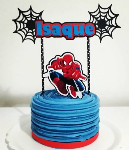 Bolo de Homem-Aranha