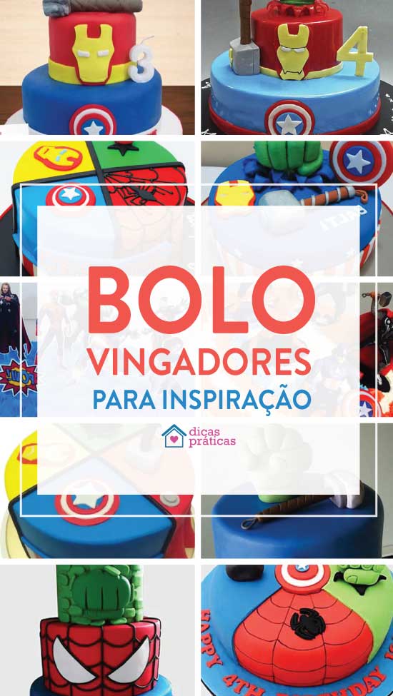 20 ideias para Bolo dos Vingadores