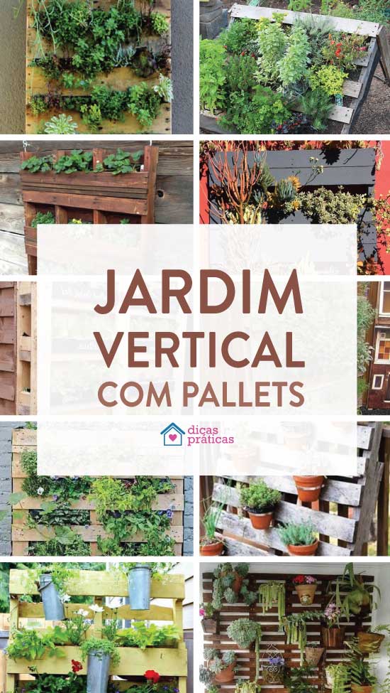 Como fazer jardim vertical com pallets