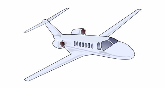 Desenho de avião