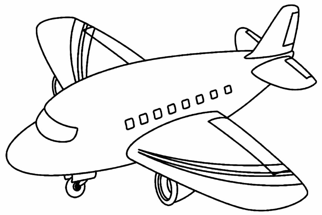 Desenho lindo de avião