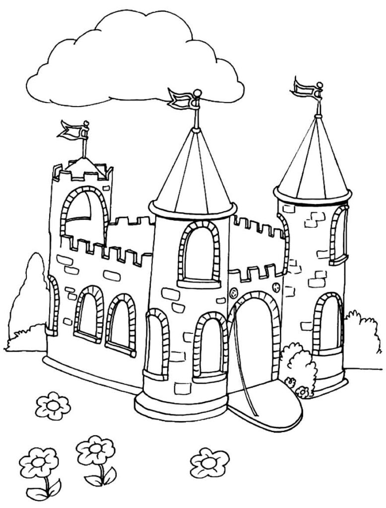 50+ Desenhos de Castelo para imprimir e colorir - Dicas Práticas