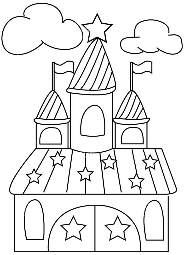 50+ Desenhos de Castelo para imprimir e colorir - Dicas Práticas