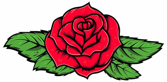 Desenho de Rosa